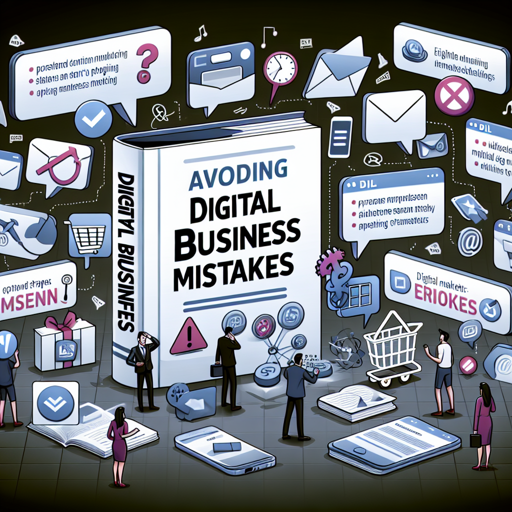 Errores comunes al iniciar un negocio digital y cómo evitarlos